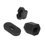 Tapones de silicona negras para Xiaomi 4 Lite (2ª generación) Pack de 5