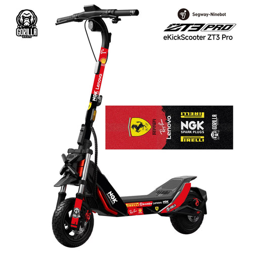 Autocollants Redbull X KTM pour Xiaomi (noir) – KIT COMPLET (26 autocollants) + BASE PRO/PRO2
