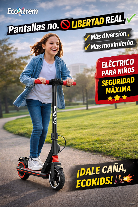 Patinete eléctrico infantil Eclipse seguro y potente