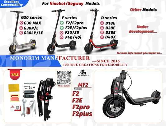 Suspension MONORIM delantera Segway Ninebot Serie F (MF2)