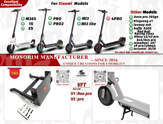 Béquille centrale pour scooter Xiaomi/Ninebot G30 (MONORIM)