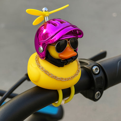 PTO-003 Pato casco hélice violeta