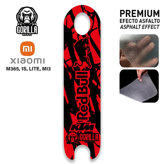 Base antideslizante Redbull rojo para Xiaomi – Laminado asfalto [Gorilla]