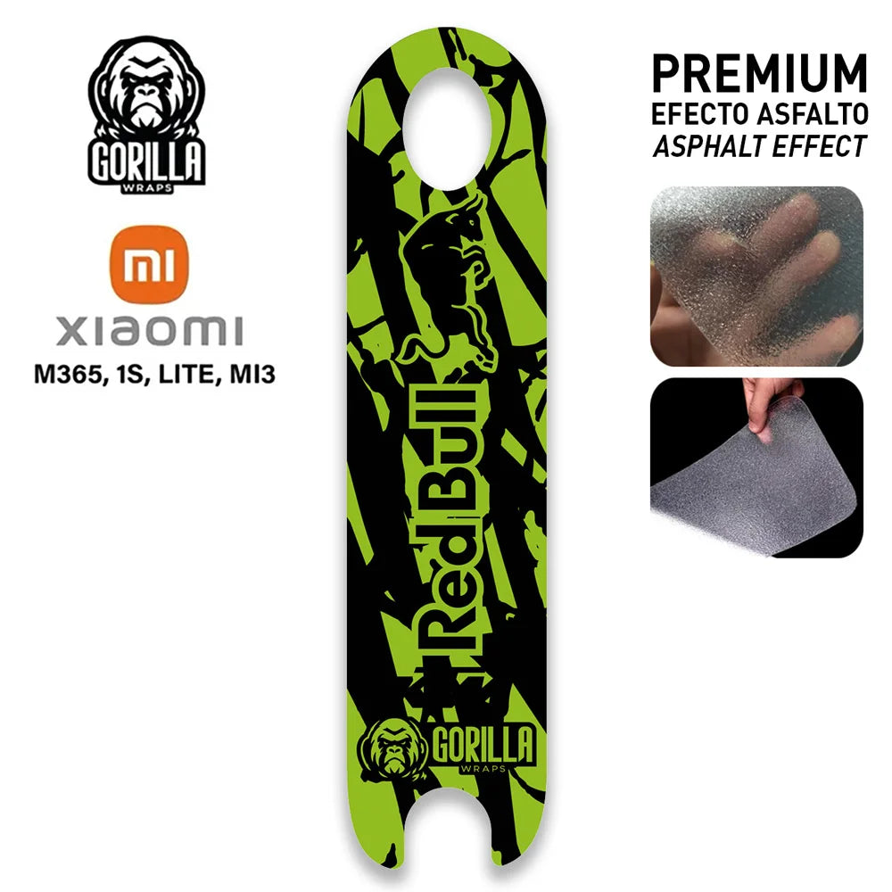 Base antideslizante Redbull verde para Xiaomi – Laminado asfalto [Gorilla]