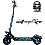 Vinilo + base antideslizante para Smartgyro Rockway, Speedway y Crossover – Azul turquesa [Gorilla]
