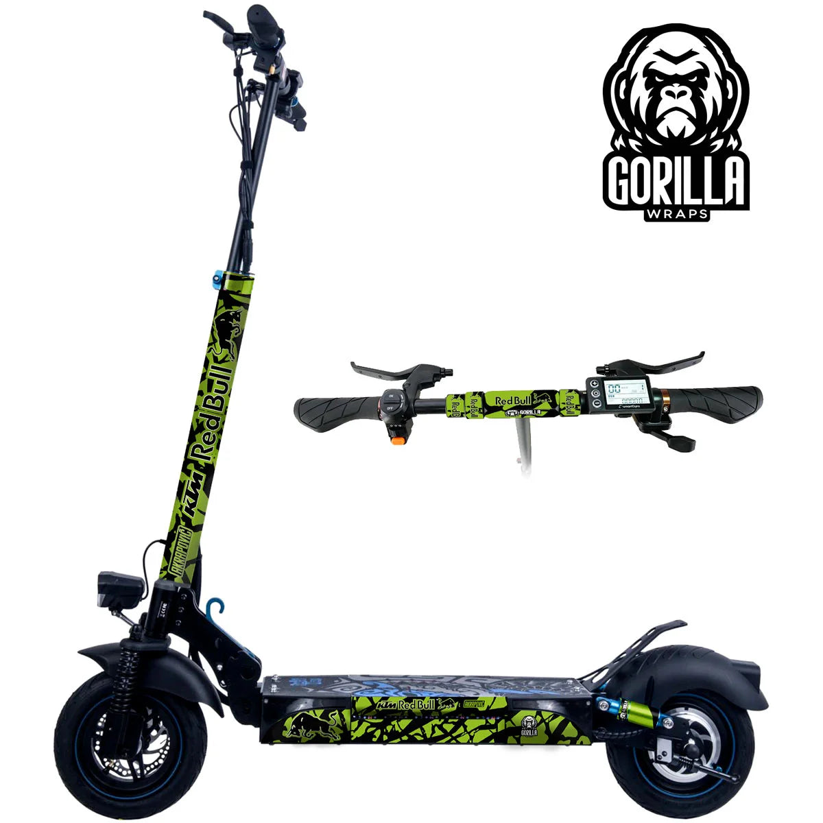 Vinilo Redbull X KTM Verde (Smartgyro Rockway, Speedway y Crossover) [Gorilla Wraps]