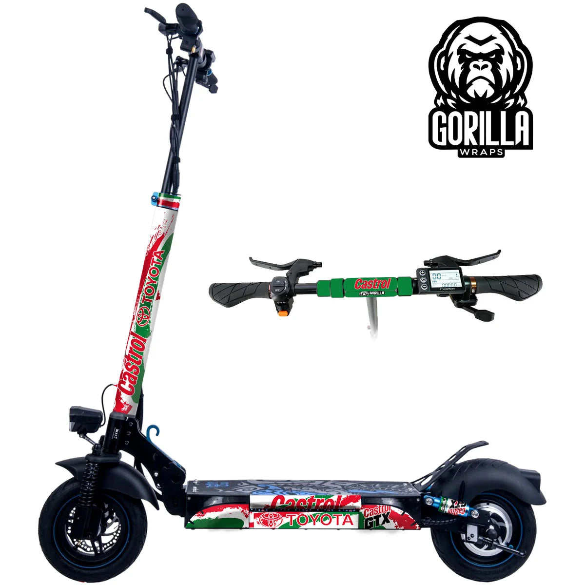 Vinilo Castrol X Honda (Smartgyro Rockway, Speedway y Crossover) [Gorilla Wraps]