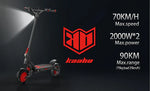 KAABO Mantis King GT Elektroroller - 1100W*2 60V24AH