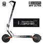 Autocollants Redbull X KTM pour Xiaomi (noir) – KIT COMPLET (26 autocollants) + BASE PRO/PRO2