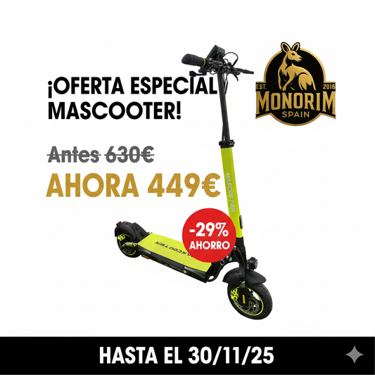 Patinete Zwheel Mascooter S4 Homologado (OFERTA hasta el día 30/11/2025)