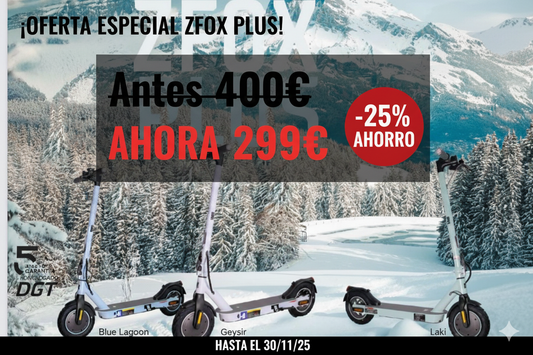 Patinete ZWheel ZFox Plus Homologado DGT (OFERTA hasta el día 30/11/2025)