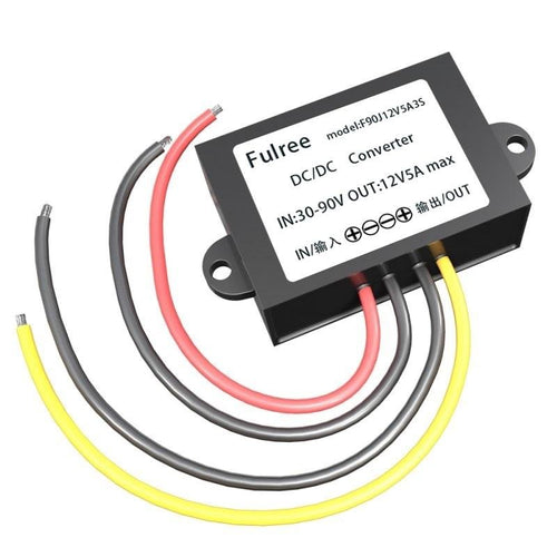 Convertidor reductor DC 12V 5A (30-90V)