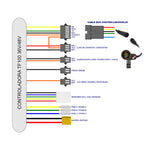 Kit electrónica TF-100 48V 20A 500/800W