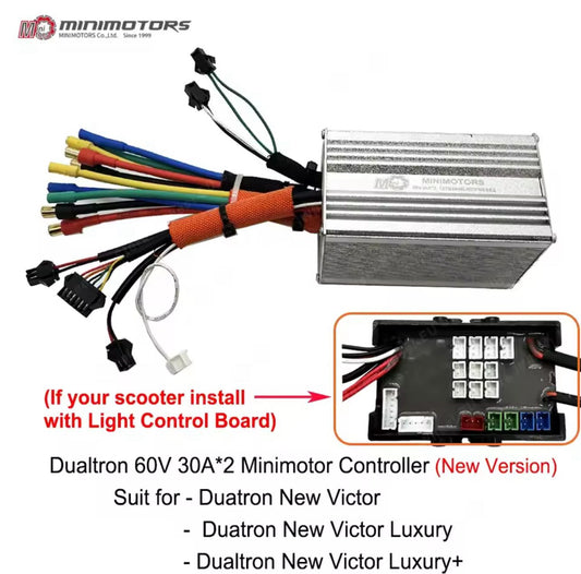 Controladora 60V 30A Minimotors – original Dualtron Victor/Victor Luxury NUEVA VERSION