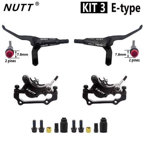 Kit de Frein Hydraulique Noir A5-D Avant L Arrière L [NUTT]