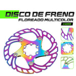 Disco de freno 140MM floreado multicolor