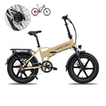 Lithor ebike FATBIKE Plegable crema