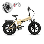 Lithor ebike FATBIKE Plegable crema
