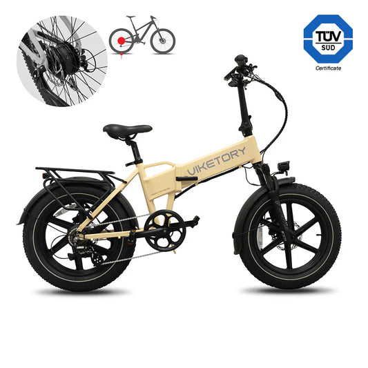 Lithor ebike FATBIKE Plegable crema