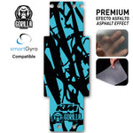 Vinilo + base antideslizante para Smartgyro Rockway, Speedway y Crossover – Azul turquesa [Gorilla]