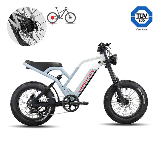 NAVY ebike FATBIKE Azul naval/Blanco