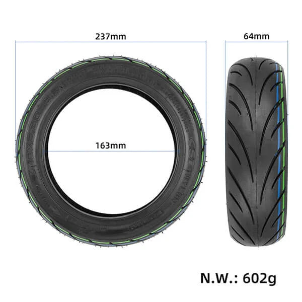 Rueda cubierta 10×2,3-6,5 CST Tubeless (NIU)