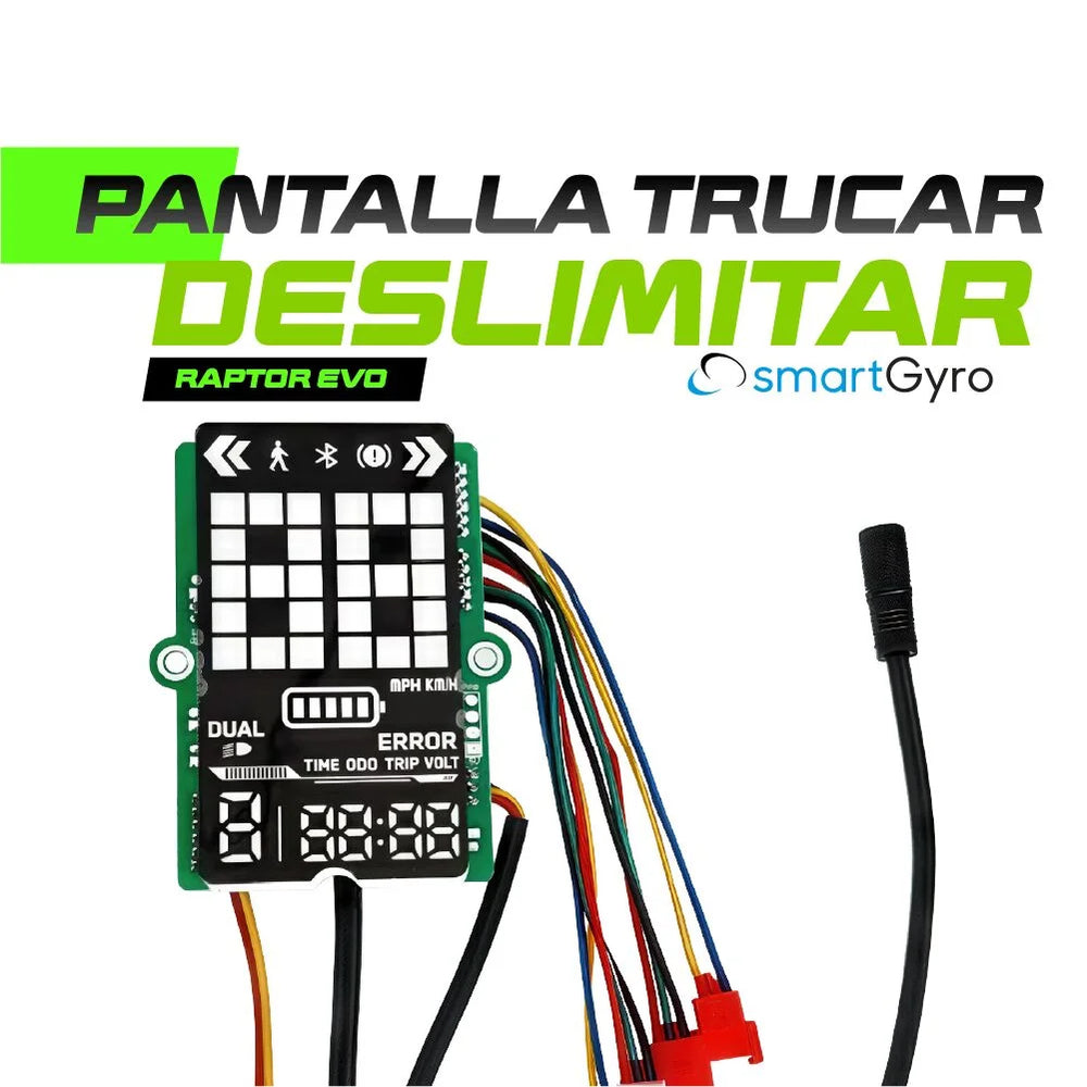 Pantalla Deslimitar Trucar Smartgyro Raptor Evo