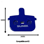 Pastilla de freno resina de disco hidráulico 1059 – Calidad premium [Suniik] Compatible Con Smartgyro K2