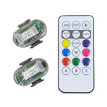 Luz Led RGB Con Mando ( Par )