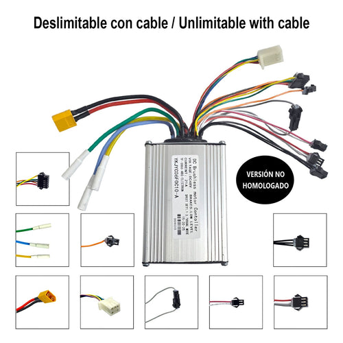 Controladora Smartgyro Rockway / Speedway 48V-21A - Deslimitación CON cable - Versión no homologada
