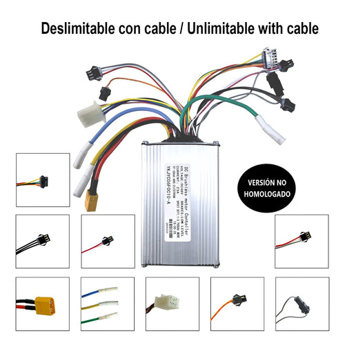 Controladora Smartgyro delimitable CON cable - Rockway PRO / Rockway / Speedway (48V-23A) - No homologada