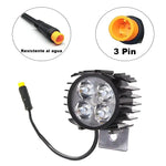 Faro LED con Bocina - 12-72V - Impermeable (Smartgyro y compatibles)