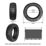 Rueda cubierta semi-todoterreno 10x2,75-6,5 Tubeless [Xuancheng]