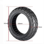 Rueda maciza 10x2,75 offroad
