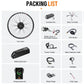 Kit conversión de bicicleta eléctrica motor trasero 500W 48V – 26 pulgadas (Display: EKD01) [Bafang]
