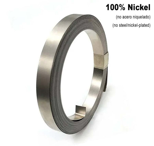 Rollo de níquel puro 100% (8mm x 0.15mm) 10 metros