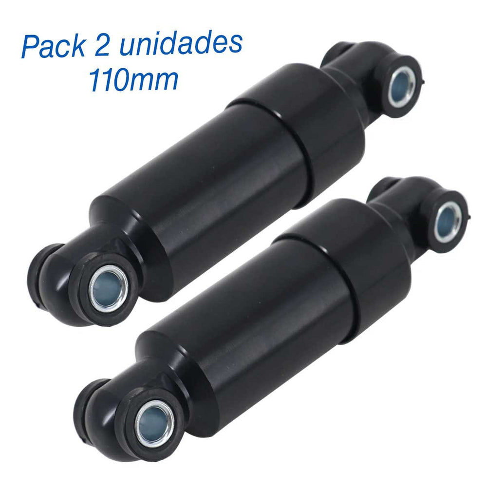 Cilindro muelle amortiguador muelle patinete eléctrico 110mm (Pack 2 unidades)