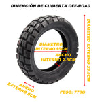 Neumático Tubeless 255x80-6 | 10x3 | 80/65 [TUOVT]