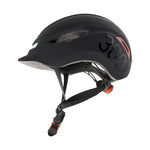 Casco CP02 urben con intermitente negro talla única