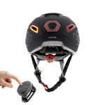 Casco CP02 urben con intermitente negro talla única