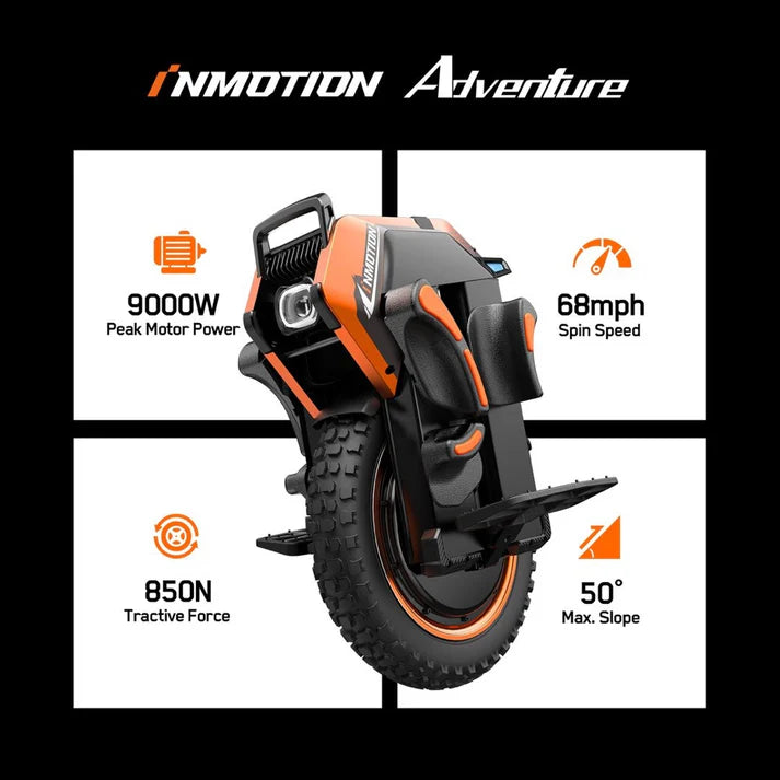 Monocycle d'aventure Inmotion V14