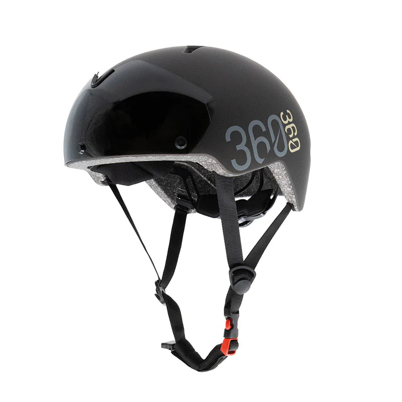 Casco con intermitente negro Sport - Gris