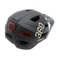 Casco negro con intermitente