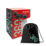 Casco negro con intermitente