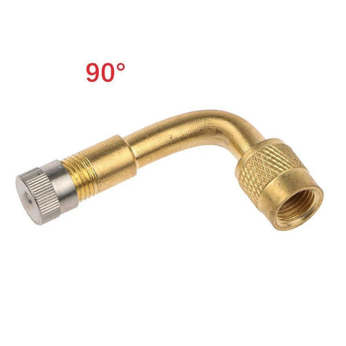Válvula curva de 90º extensor antirretorno