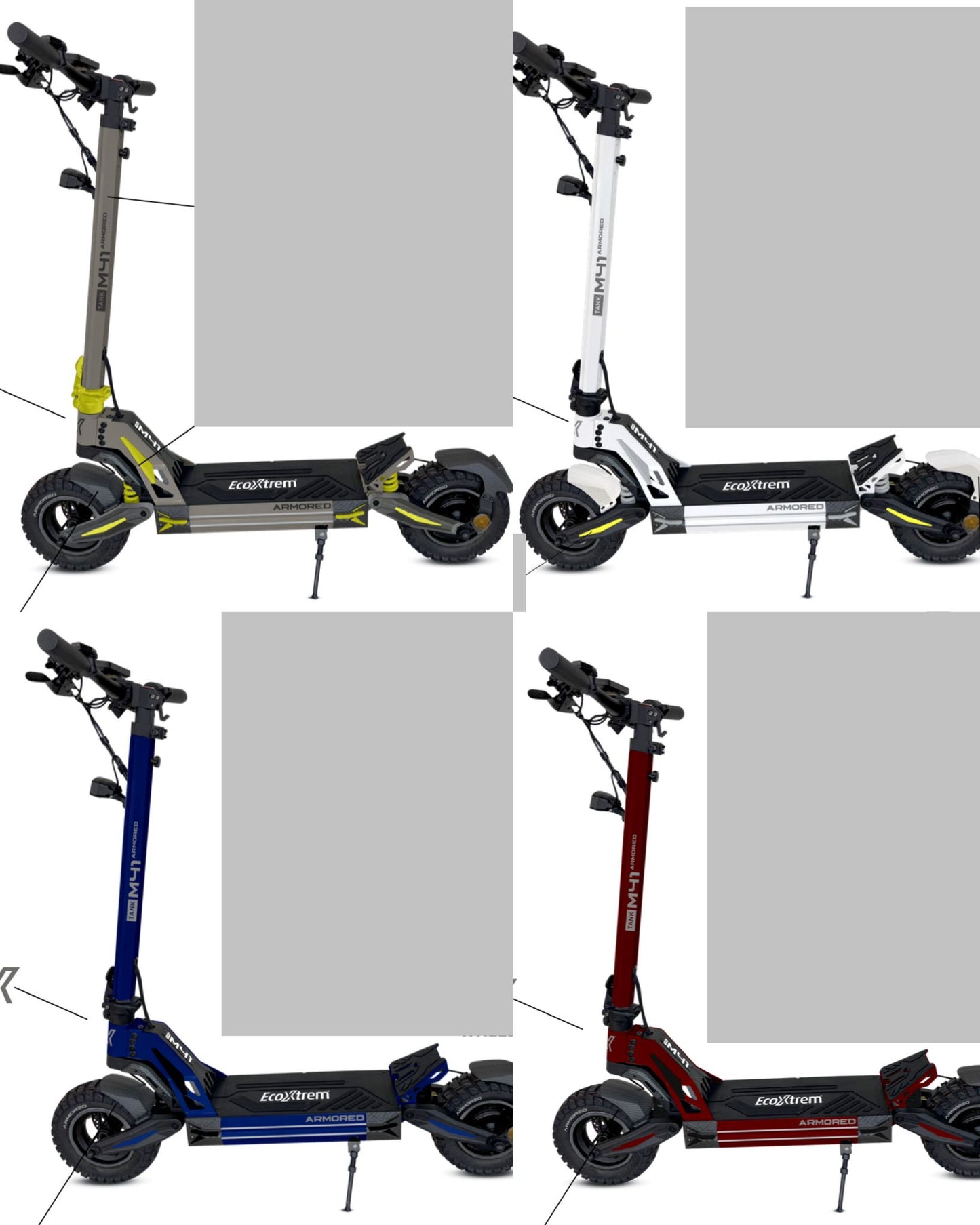 Patinete eléctrico Ecoxtreme  ARMORED  | 2026 (OFERTA)+BOLSO REGALO+CARGADOR RAPIDO