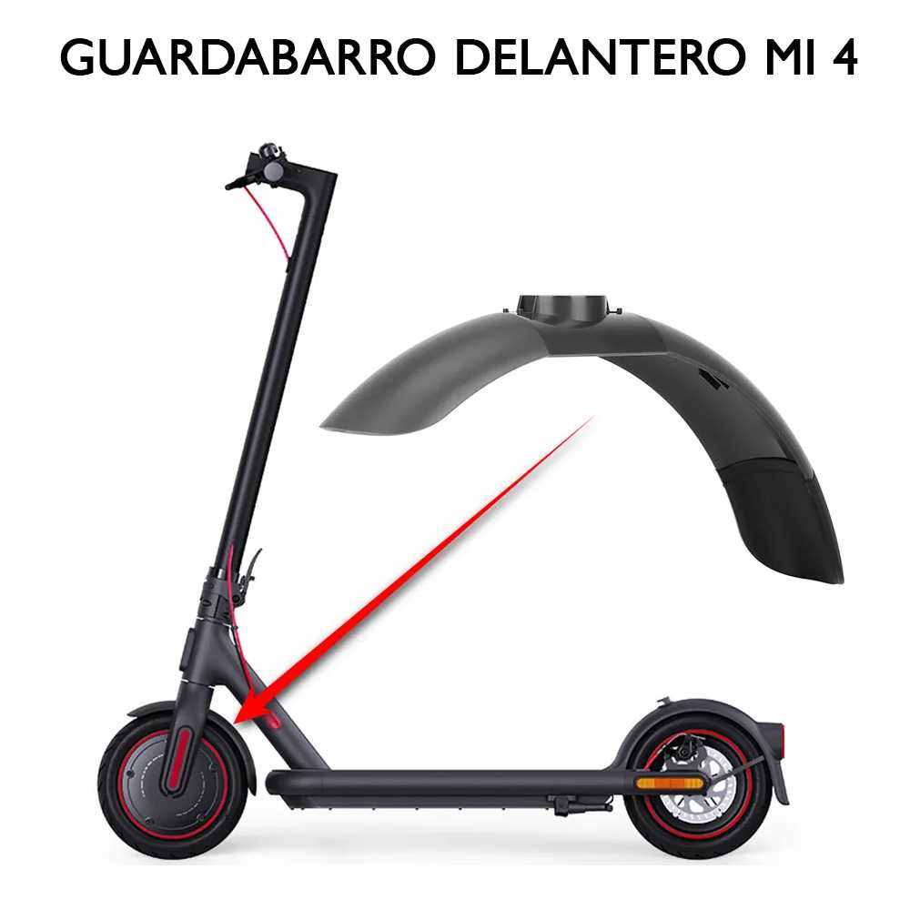 GUARDABARRO DELANTERO COMPATIBLE CON XIAOMI SCOOTER MI 4