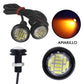 Luz Led ojo de Aguila (pack de 2 luces)(12 leds por luz) Elige tu color