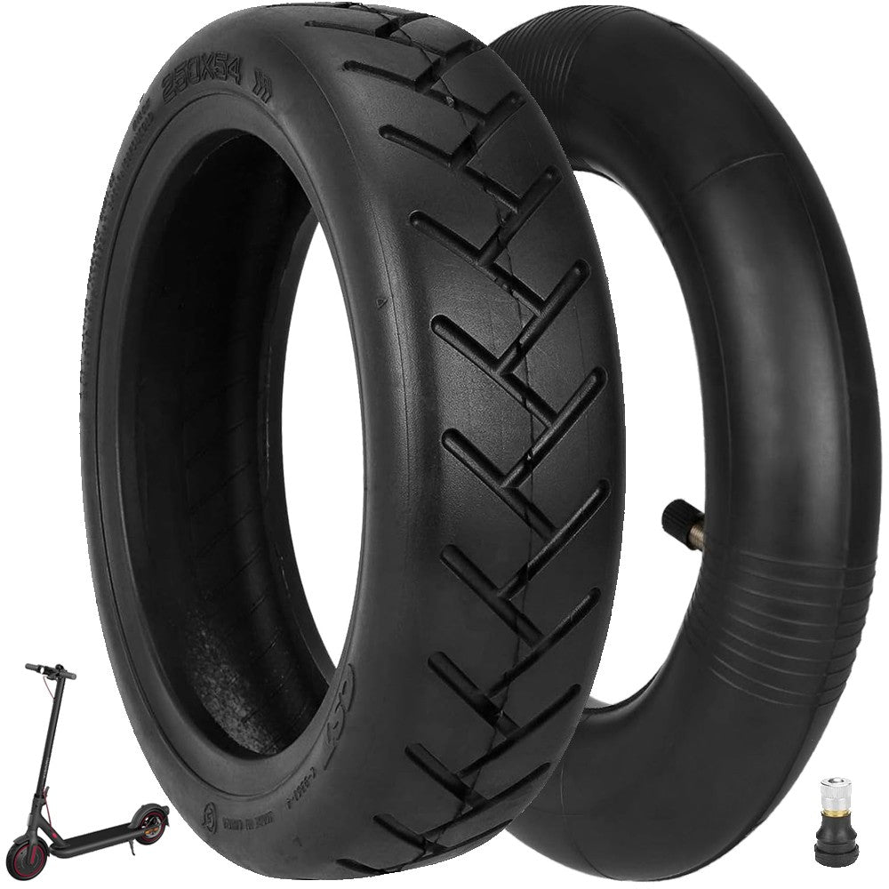 Rueda Cubierta 250x54 Compatible con Patinete Xiaomi 4, Neumático Xiao