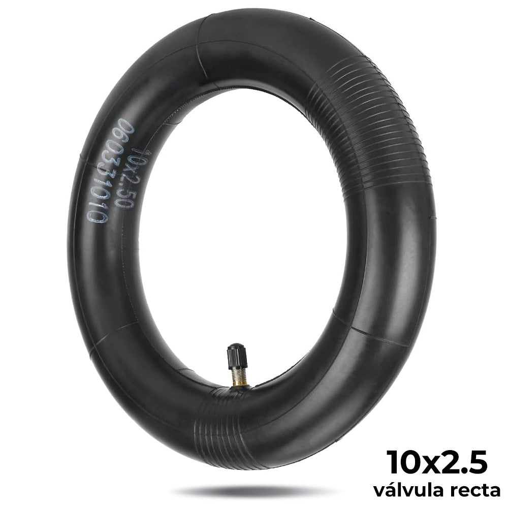 Cámara de aire 10x2.5 válvula recta Aoxin